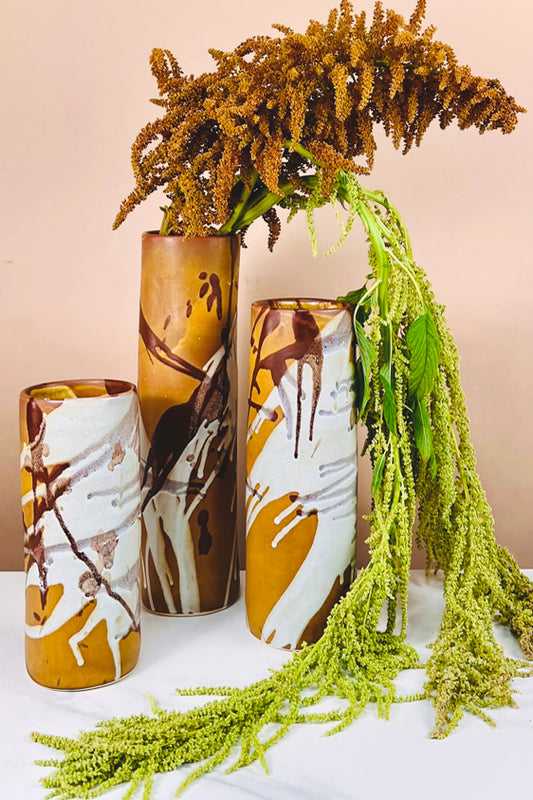 4" dia Cylinder Vases