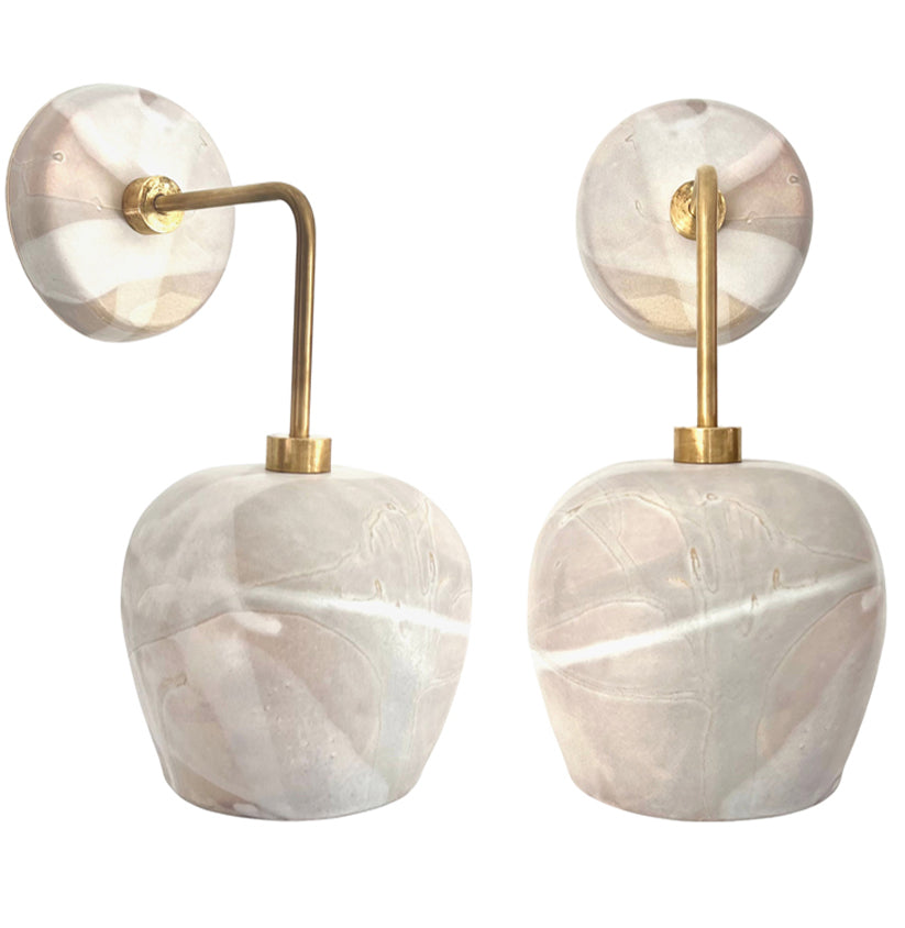 Tapered Sphere Sconce