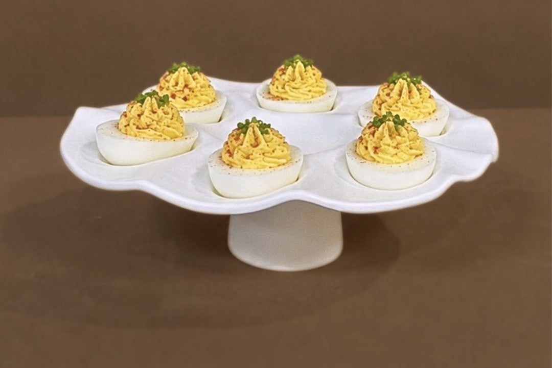 Round Footed Platter