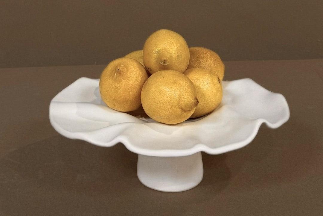 Round Footed Platter