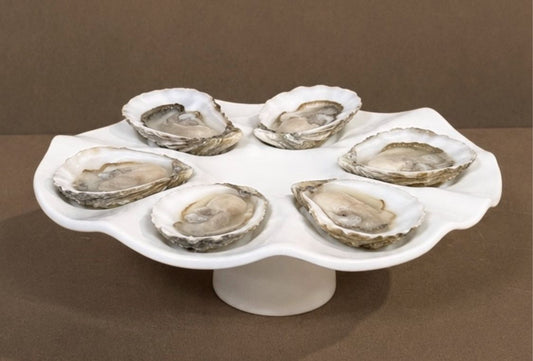 Round Footed Platter