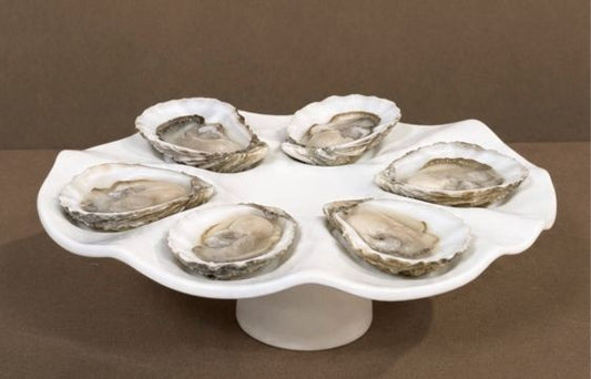 Round Footed Platter