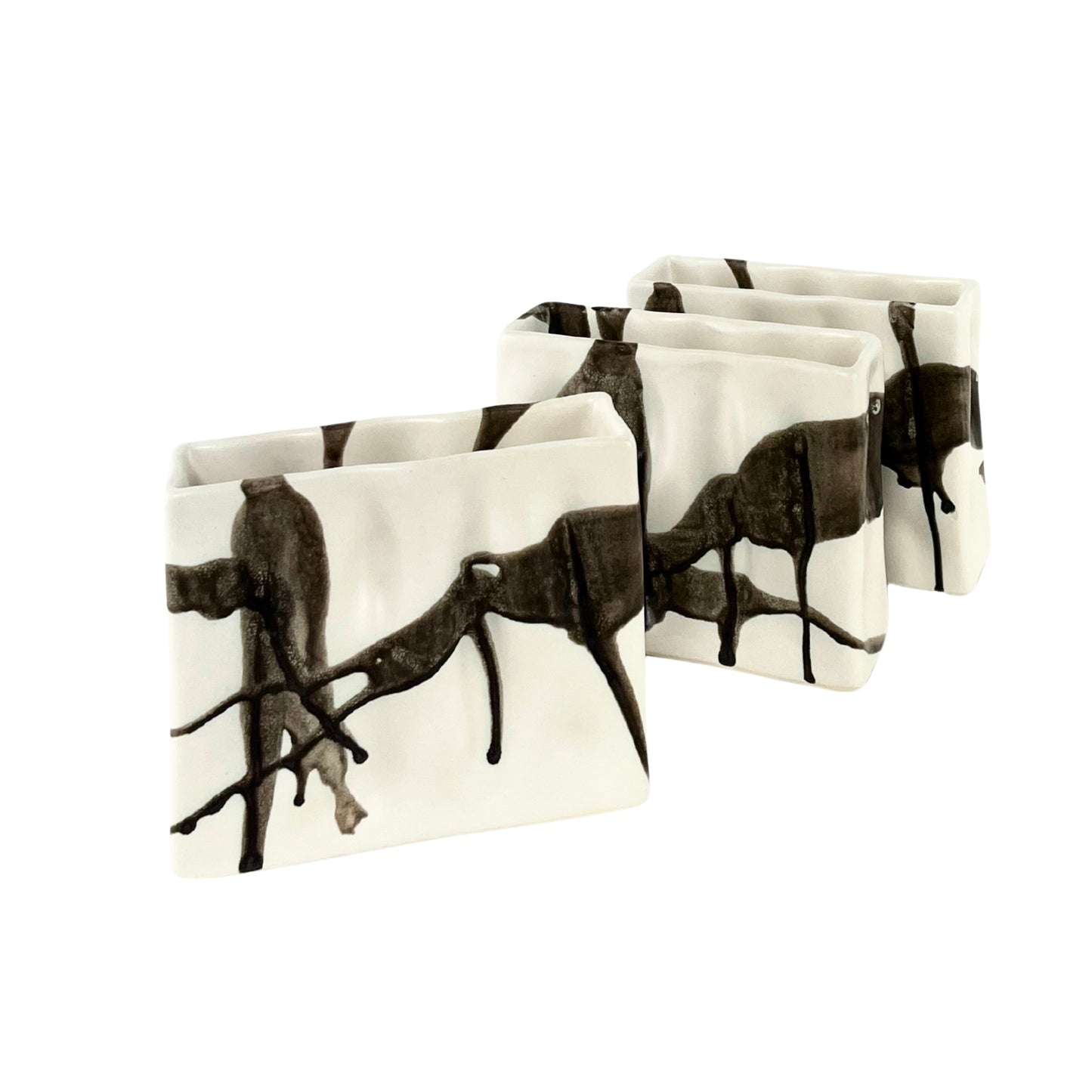 Ripple Rectangle Vases