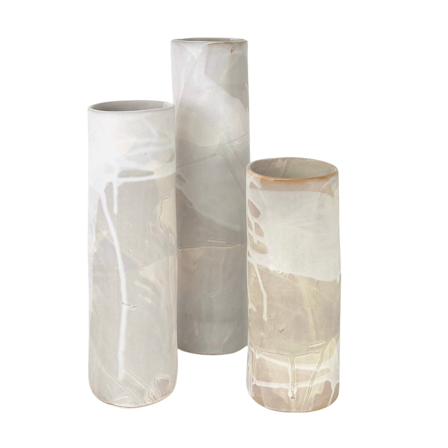4" dia Cylinder Vases