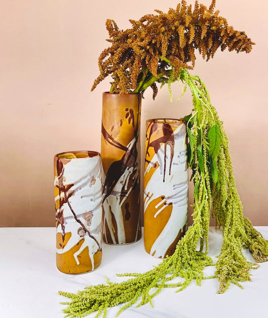 4" dia Cylinder Vases