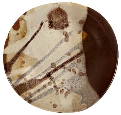 Round Footed Platter