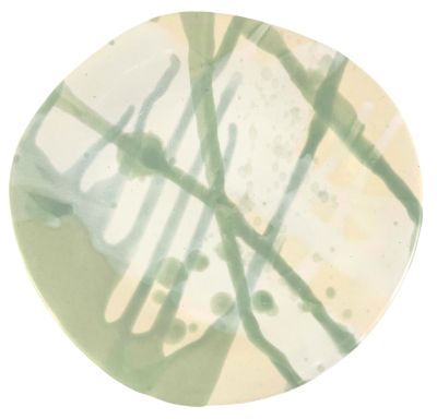 Round Footed Platter