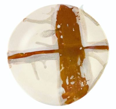 Round Footed Platter