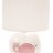 Character on White Sphere Lamp - Pink Pig
