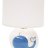 Character on White Sphere Lamp - Blue Whale