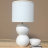Double Sphere Lamp - Matte White