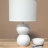 Double Sphere Lamp - Matte White