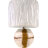 Medium Sphere Lamp - Sienna on Matte White