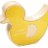 Character on White Coin Bank - Yellow Duck