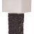 Large Square Ripple Lamp - Charcoal
