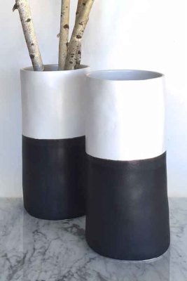 Wide Cylinder Vase 8" dia x 16" h 