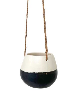 Hanging Tapered Sphere Vase 6.25" dia x 5.5" h